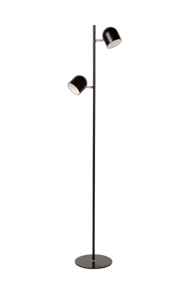 Lucide SKANSKA - Floor lamp - LED Dim. - 2x5W 3000K - Black - turned off